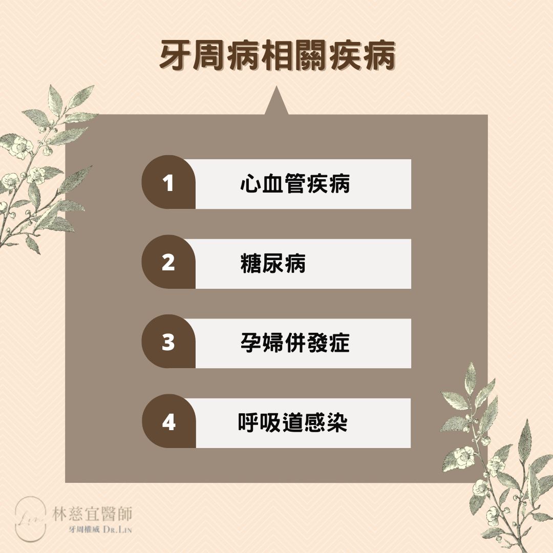 嚴重牙周病怎麼辦?一文搞懂嚴重牙周病後果、治療方式及拔牙判斷基準 1 牙周病相關疾病